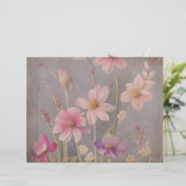 ヴィンテージフラワースクラップブック紙 (スタンド正面)