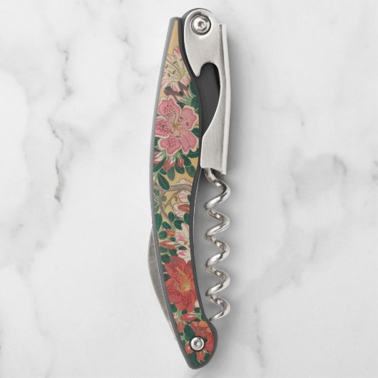 ヴィンテージフラワーズアザ日本のレア絵画ズ ソムリエナイフ (裏面)