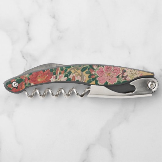 ヴィンテージフラワーズアザ日本のレア絵画ズ ソムリエナイフ (裏面)