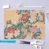 ヴィンテージフラワーズアザ日本のレア絵画ズ 薄葉紙 (クラフト)