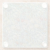 ヴィンテージフラワーズウィリアムモリスゴールデンリリー ガラスコースター (裏面)