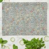 ヴィンテージフラワーズウィリアムモリスゴールデンリリー キッチンタオル (折り畳み)