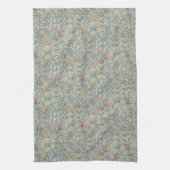 ヴィンテージフラワーズウィリアムモリスゴールデンリリー キッチンタオル (縦)