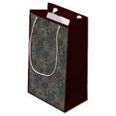 ヴィンテージフラワーズウィリアムモリスゴールデンリリー スモールペーパーバッグ (裏面アングル)