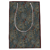 ヴィンテージフラワーズウィリアムモリスゴールデンリリー ミディアムペーパーバッグ (正面)