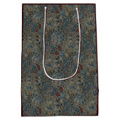 ヴィンテージフラワーズウィリアムモリスゴールデンリリー ミディアムペーパーバッグ (裏面)