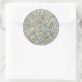 ヴィンテージフラワーズウィリアムモリスゴールデンリリー ラウンドシール (バッグ)