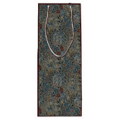 ヴィンテージフラワーズウィリアムモリスゴールデンリリー ワインギフトバッグ (裏面)