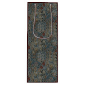 ヴィンテージフラワーズウィリアムモリスゴールデンリリー ワインギフトバッグ (正面)