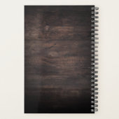 ヴィンテージフラワーズカボチャ秋 プランナー手帳 (裏面)