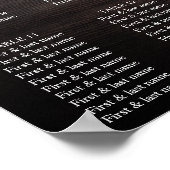 ヴィンテージフラワーズカボチャ秋 ポスター (角)