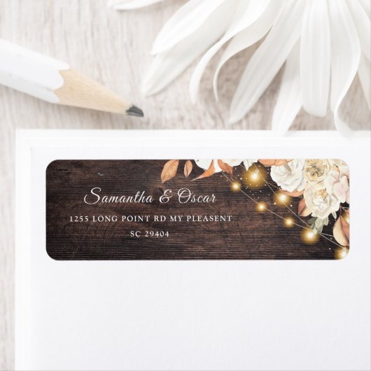 ヴィンテージフラワーズカボチャ秋 ラベル (インサイチュ)