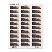 ヴィンテージフラワーズカボチャ秋 ラベル (フルシート)