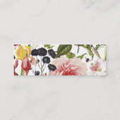 ヴィンテージフラワーズガーデンフローラスクエアB スキニー名刺 (裏面)