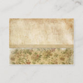 ヴィンテージフラワーズテーブル座席表 プレイスカード (裏面)