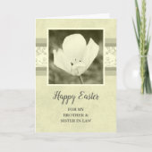 ヴィンテージフラワーズハッピーイースターブラザーインロー シーズンカード (正面)