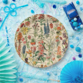 ヴィンテージフラワーズバイアドルフィミロ ペーパープレート (パーティー)