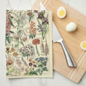 ヴィンテージフラワーズバイアドルフミロ キッチンタオル (四つ折り)