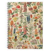 ヴィンテージフラワーズバイアドルフミロ ノートブック (正面)