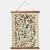 ヴィンテージフラワーズバイアドルフミロ 吊り下げ型タペストリー (正面)