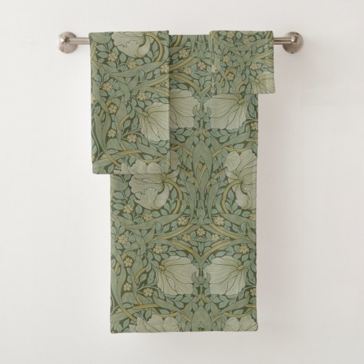 ヴィンテージフラワーズフローラウィリアム・モリス・パンペネル バスタオルセット (インサイチュ)