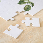 ヴィンテージフラワーズフローラレッドローズオブラブズバイルドゥート ジグソーパズル (側面)