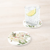 ヴィンテージフラワーズフローラ赤面ワノネットバラルドゥート コースター (側面)