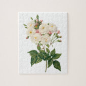 ヴィンテージフラワーズフローラ赤面ワノネットバラルドゥート ジグソーパズル (縦)