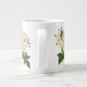 ヴィンテージフラワーズフローラ赤面ワノネットバラルドゥート ジャンボコーヒーマグカップ (裏面)