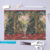 ヴィンテージフラワーズブルーマリアウィックリネアボレアリス 薄葉紙 (クラフト)