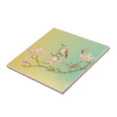 ヴィンテージフラワーズホームデコーセラミック タイル (側面)