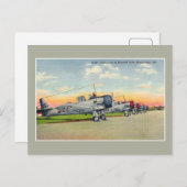 ヴィンテージフラワーズマックスウェルフィールドモンゴメリーAL ポストカード (正面/裏面)