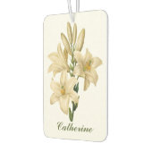 ヴィンテージフラワーズ名前をカスタムするエアーフレッシュナー1 カーエアーフレッシュナー (左)