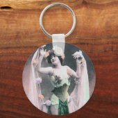*ヴィンテージフラワーダンサー* キーホルダー (正面)