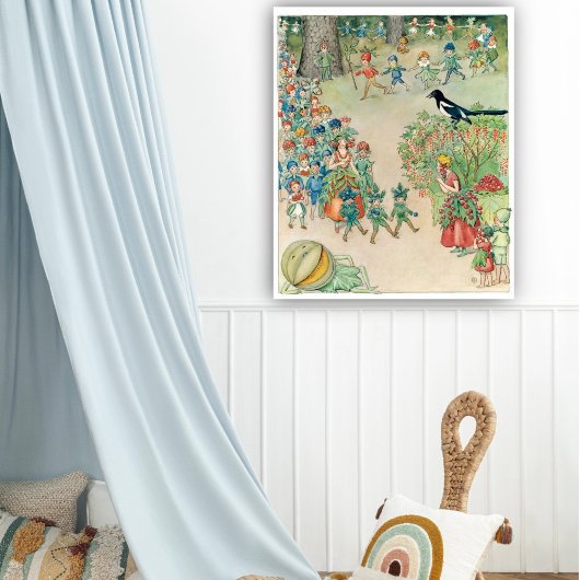 ヴィンテージフラワーフェスティバルバイエルサベスコウ ポスター