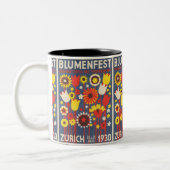 ヴィンテージフラワーフェスティバル – タイムレスフローラエレガンス ツートーンマグカップ (左)