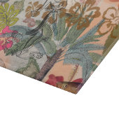 ヴィンテージフラワーフラカラフルハワイアントロピカル カッティングボード (角)