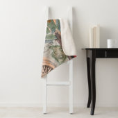 ヴィンテージフラワーフラカラフルハワイアントロピカル シェルパブランケット (インサイチュ)