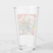 ヴィンテージフラワーフラカラフルハワイアントロピカル タンブラーグラス (裏面)