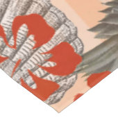 ヴィンテージフラワーフラカラフルハワイアントロピカル テーブルクロス (アングル)