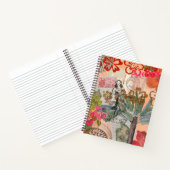 ヴィンテージフラワーフラカラフルハワイアントロピカル ノートブック (内部)