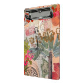 ヴィンテージフラワーフラカラフルハワイアントロピカル ミニクリップボード (アングル2)