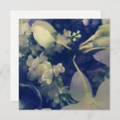 ヴィンテージフラワーフラットカード (正面/裏面)