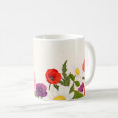 ヴィンテージフラワーマグ コーヒーマグカップ (正面右)