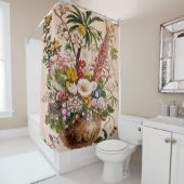 ヴィンテージフラワーレトロクラシック ビクトリアン シャワーカーテン (インサイチュ)
