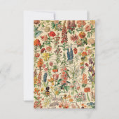 ヴィンテージフラワー サンキューカード (正面)