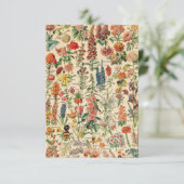 ヴィンテージフラワー サンキューカード (スタンド正面)