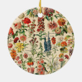 ヴィンテージフラワー セラミックオーナメント (裏面)
