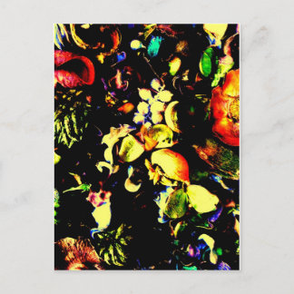 ヴィンテージフラワー ポストカード