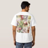 ヴィンテージフラワー Tシャツ (裏面フル)